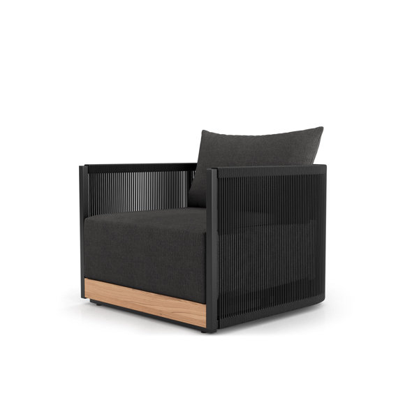 Modloft Clifton Lounge Chair In Peppercorn Fabric Perigold